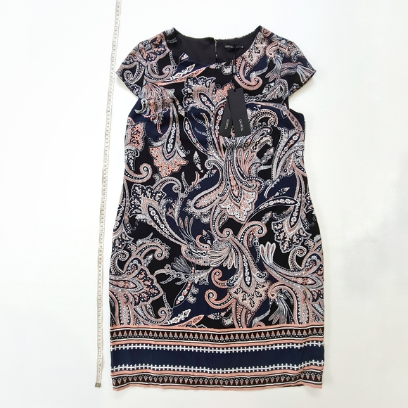 Tokito Paisley Shift Mini Dress Size AU 10 BRAND NEW - Picture 4 of 9